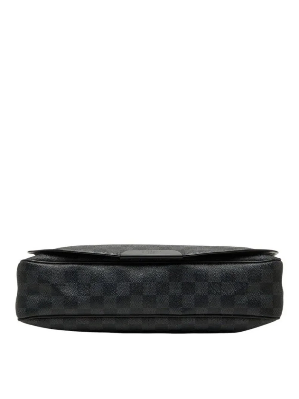 Louis Vuitton Damier Graphite Daniel MM Crossbody Shoulder Bag Black Leather